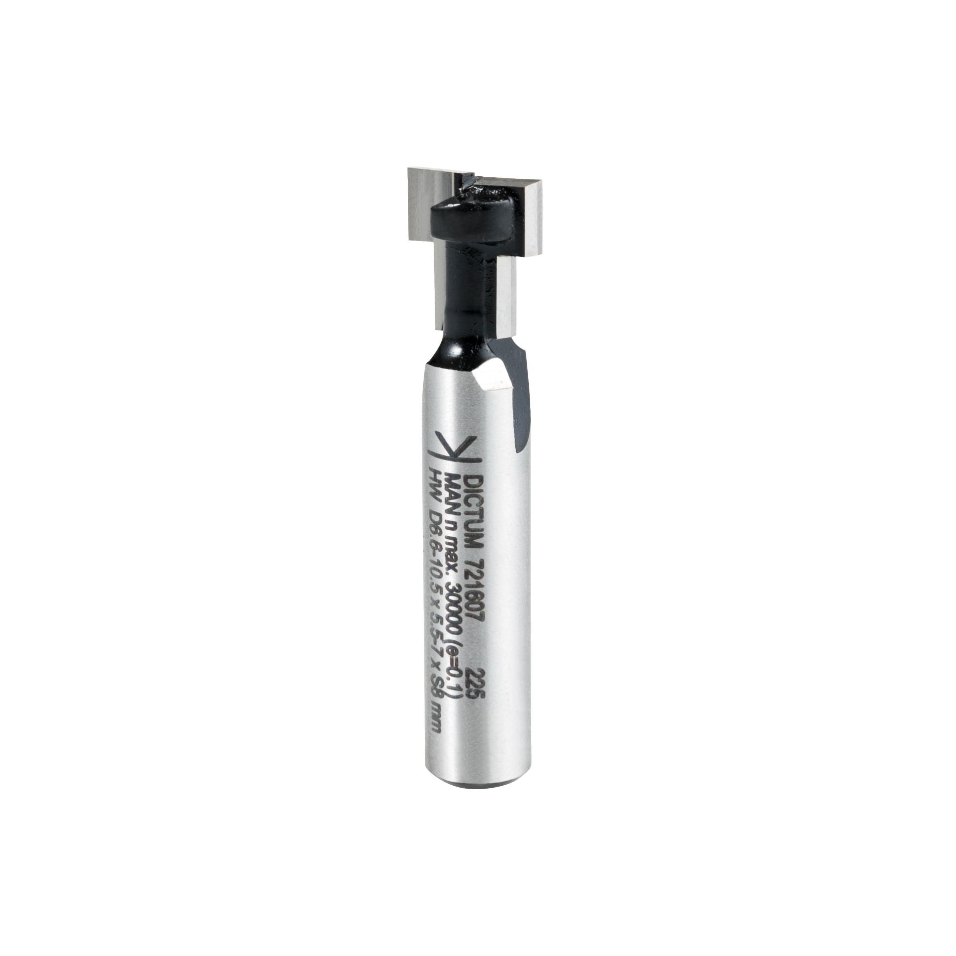 Fresa per scanalature a T in carburo DICTUM®, codolo à 8 mm, M6 | 721607 | 721607